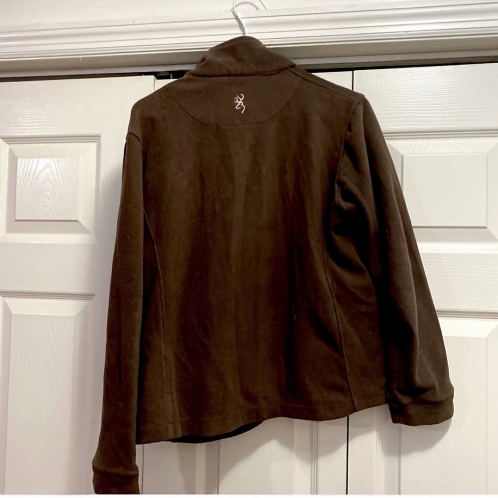 Browning Warm Brown Full-Zip Fleece Jacket - Picture 2 of 2